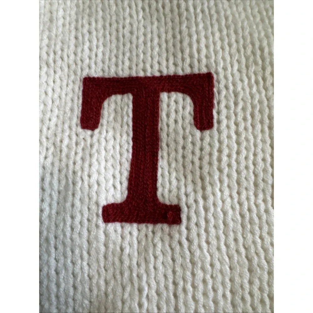 Letter T Monogram Christmas Stocking Wondershop Initial Target‎ Knit Ivory White